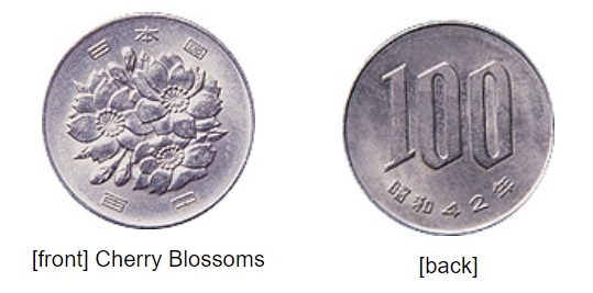 1 Japanese yen coin