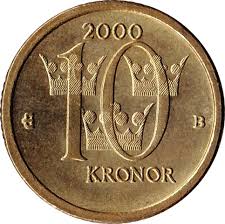 10 Swedish krona coin obverse