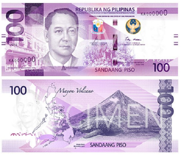 100 Philippine peso banknote (100 PHP)
