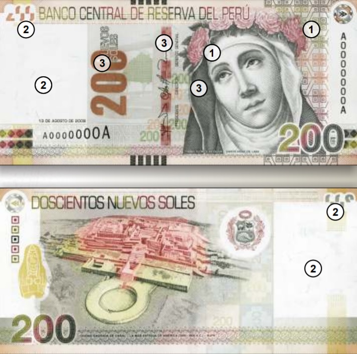 200 Peruvian Nuevo sol banknote