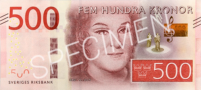 500 swedish krona banknote obverse
