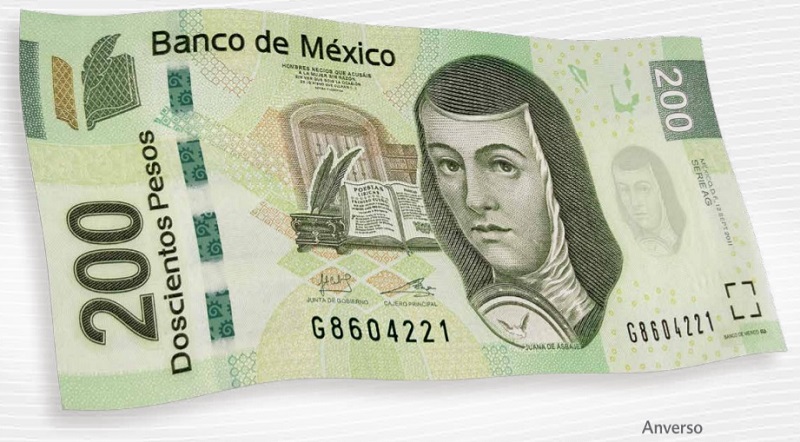 Billet de 200 pesos mexicains 200 MXN recto