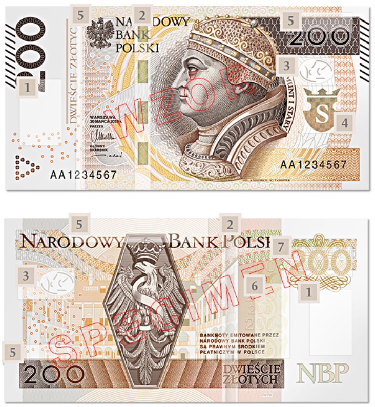 Billet de 200 zlotys (200 PLN)