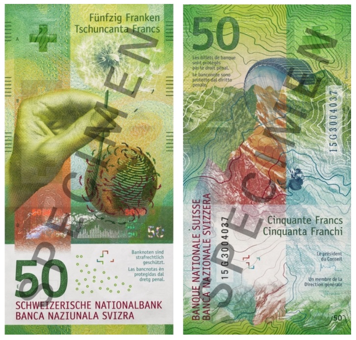Billet de 50 francs suisses