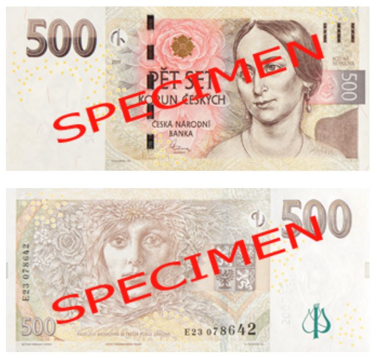 Billet de 500 CZK (500 Kč)