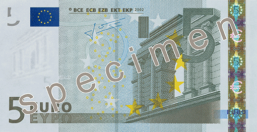 Billet de cinq euros