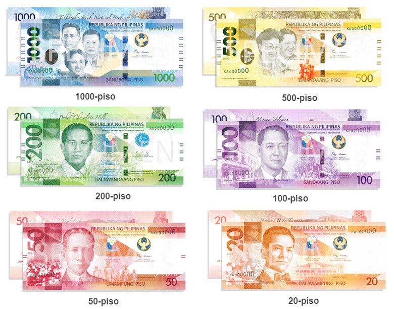 Billets en pesos philippins